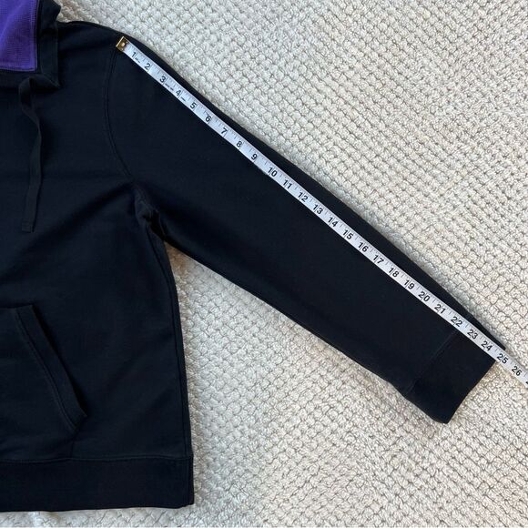 LRL Lauren Y2K Green Label Active Preppy Black Purple Athleisure Sweatshirt XL - Picture 6 of 13